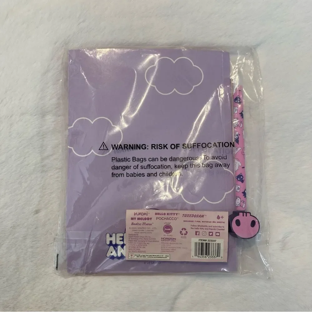 Sanrio kuromi notebook